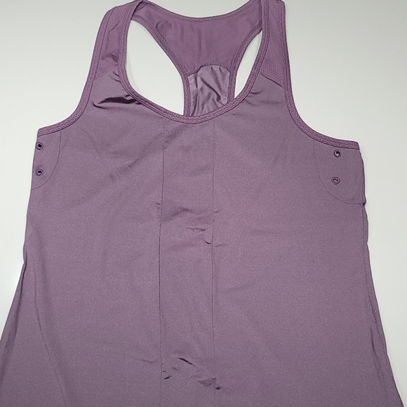 Workout Athleisure Tank, Plum - Picture 2 of 11